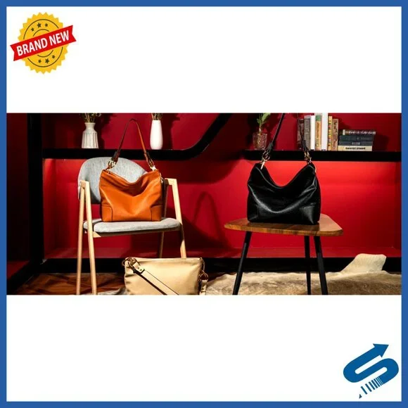 Medium Hobo Bag Top Handle Satchel Shoulder Purse Bucket Handbag - Picture 7 of 7